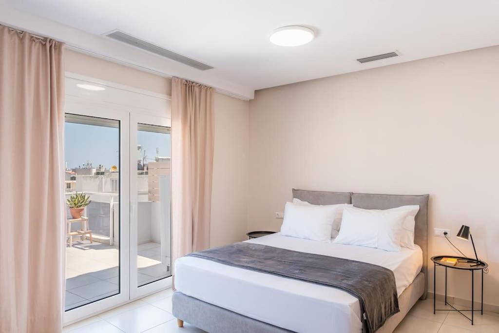 Eneas Central Heraklion Apartment With Great View Bagian luar foto